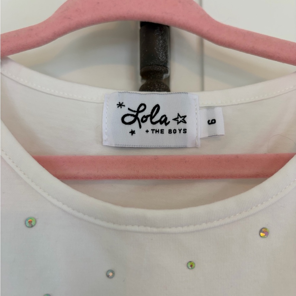Lola + The Boys Crystal Rainbow Tulle Dress NWOT - Picture 6 of 7